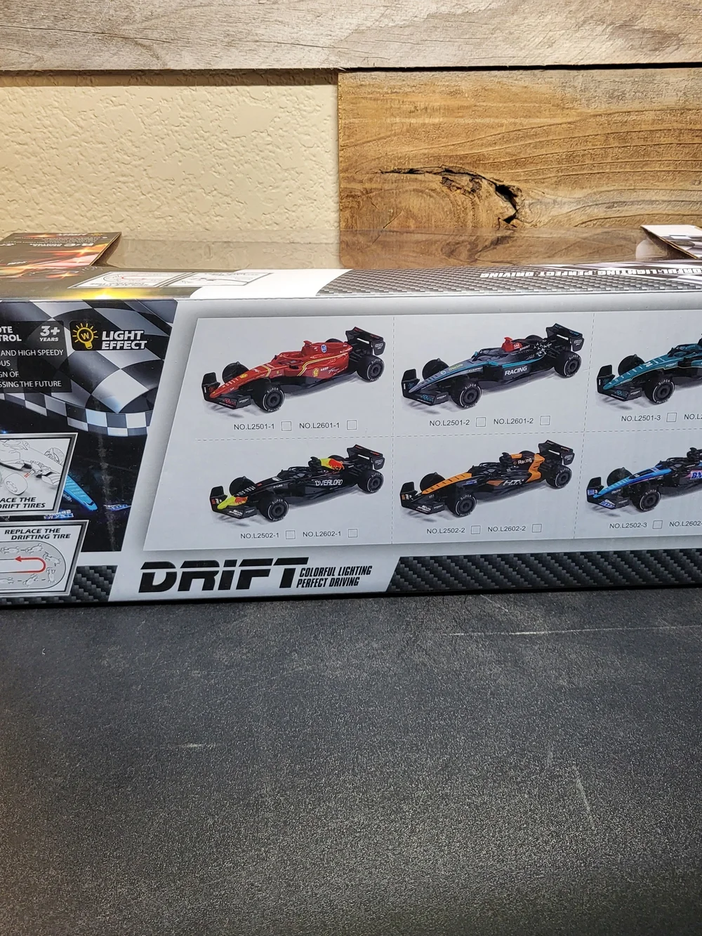 *NEW* Hui Chun Drift Car Radio Controlled Color Lights  Extra Tires Rechargeable